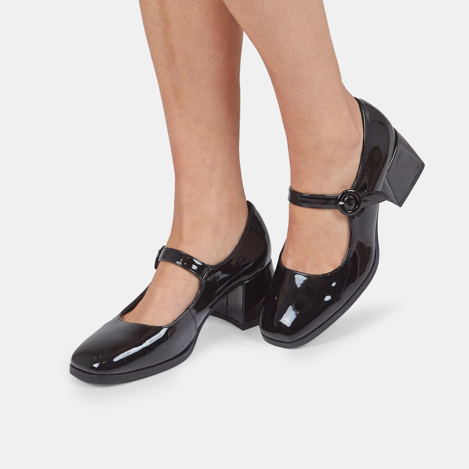 Bata Mary Jane Ballerine femme talon midi