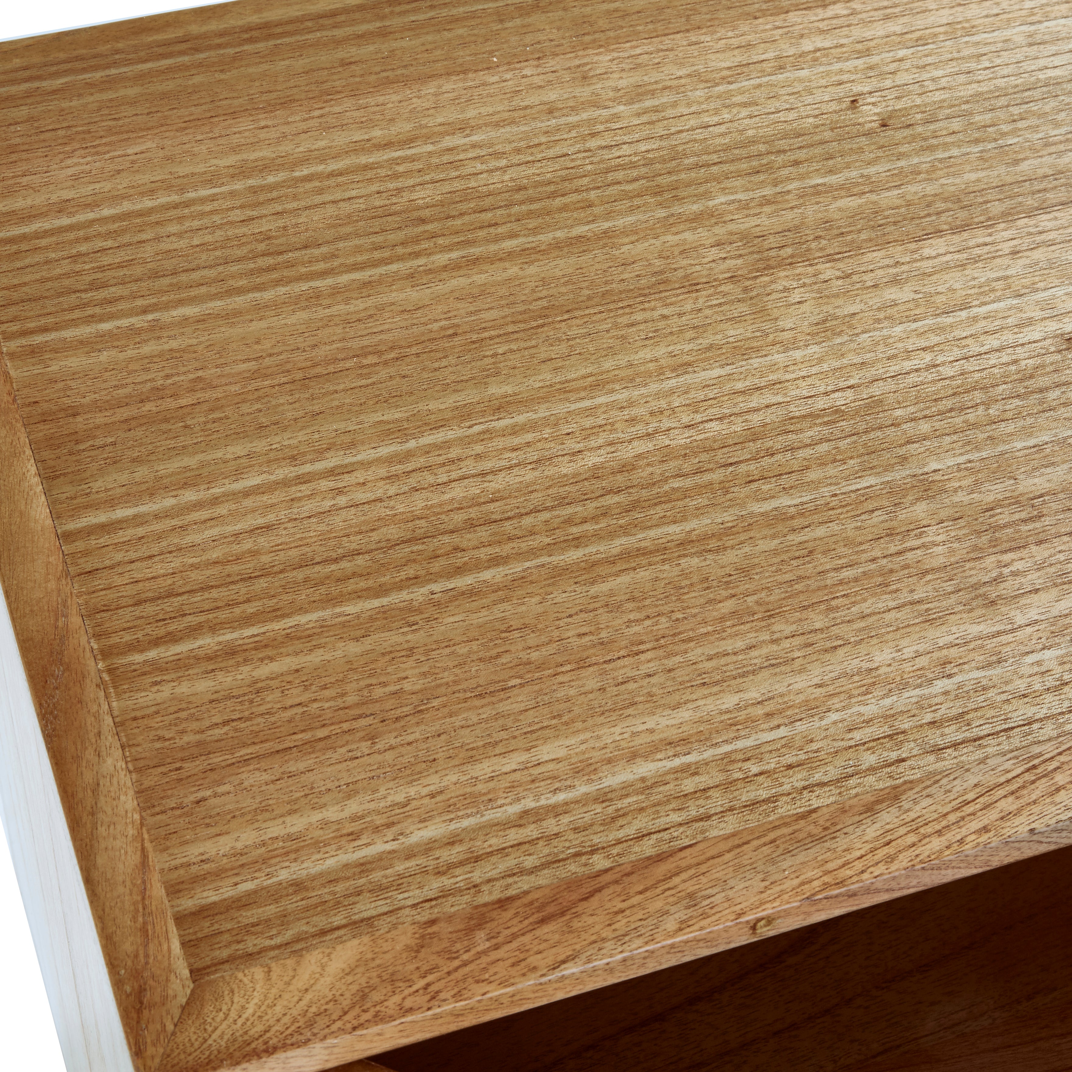 Berah Getah Fifties commode bois 160 cm naturelle