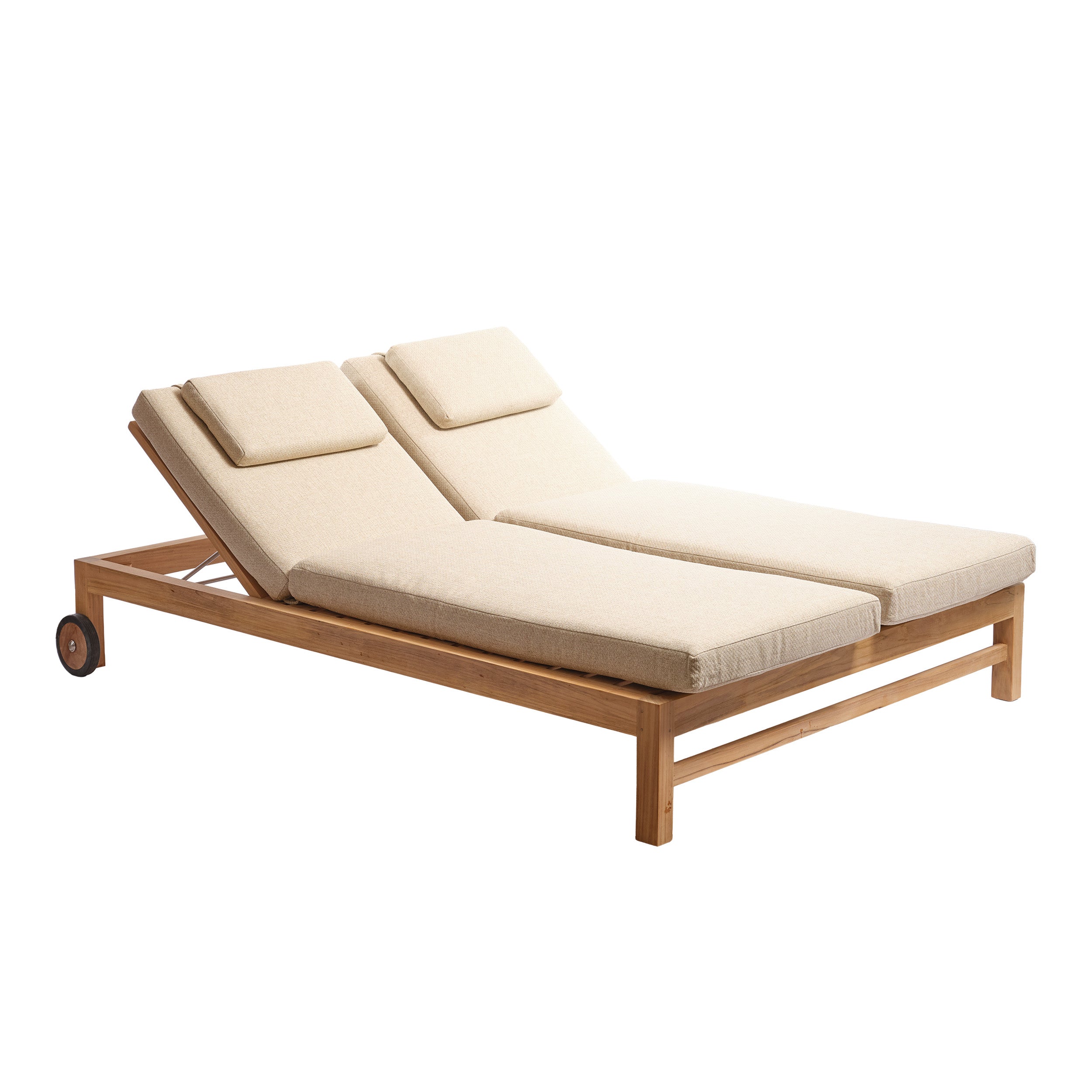 Berah Getah Palombaggia bain de soleil double teck beige chiné