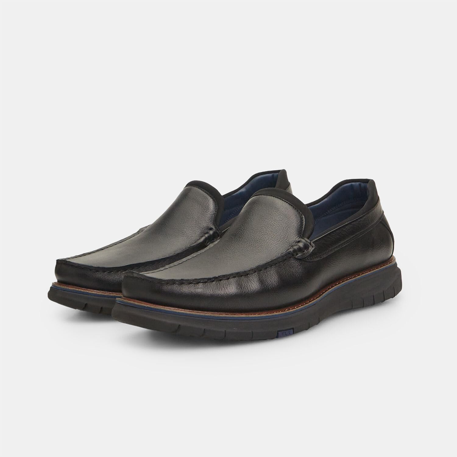 Bata Mocassins Homme Flexible en Cuir