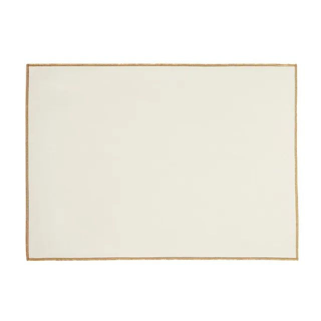 Andrea House set 2 sets de table lin blanc