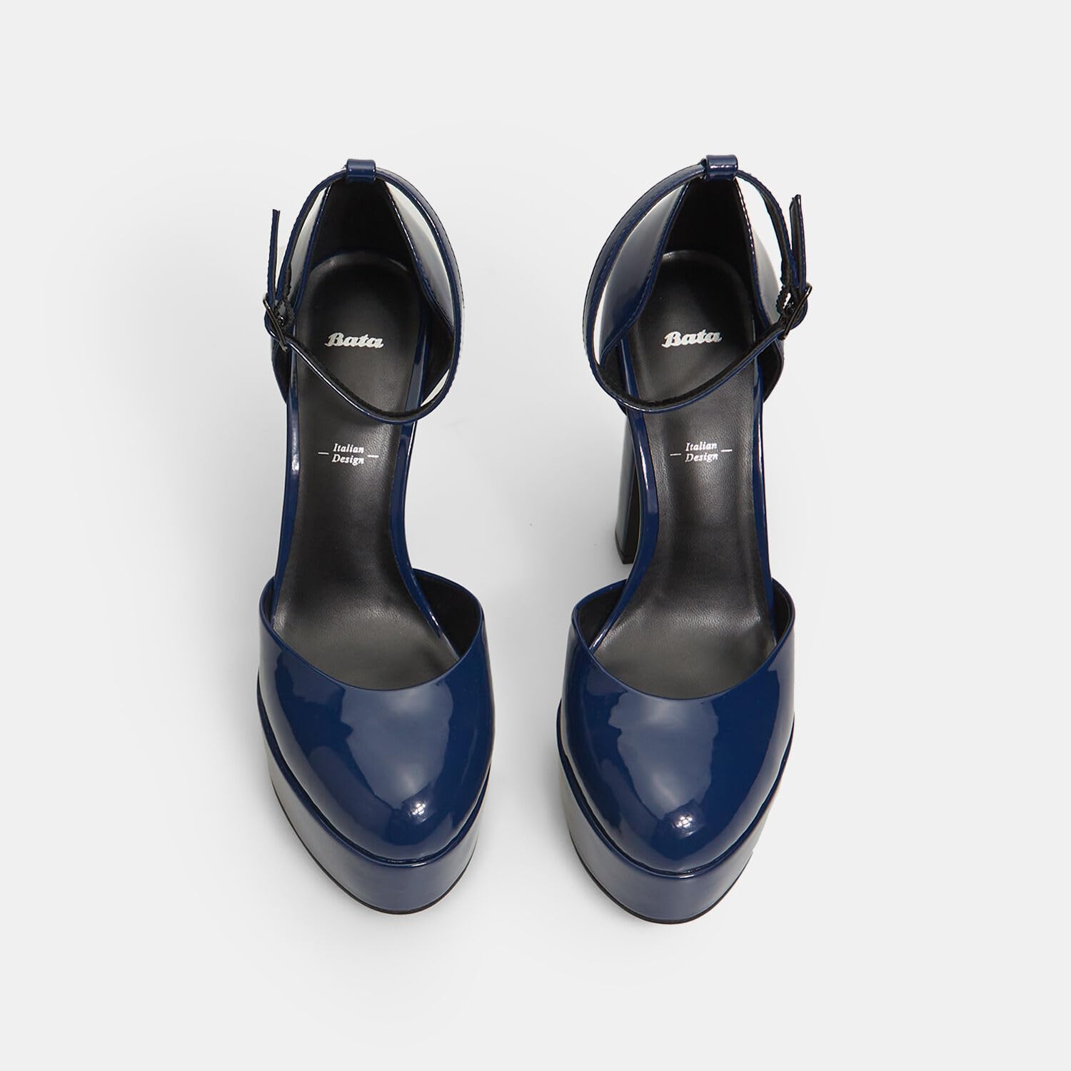 Bata Chaussures Talons Femme Plateau à Sangle Soirée