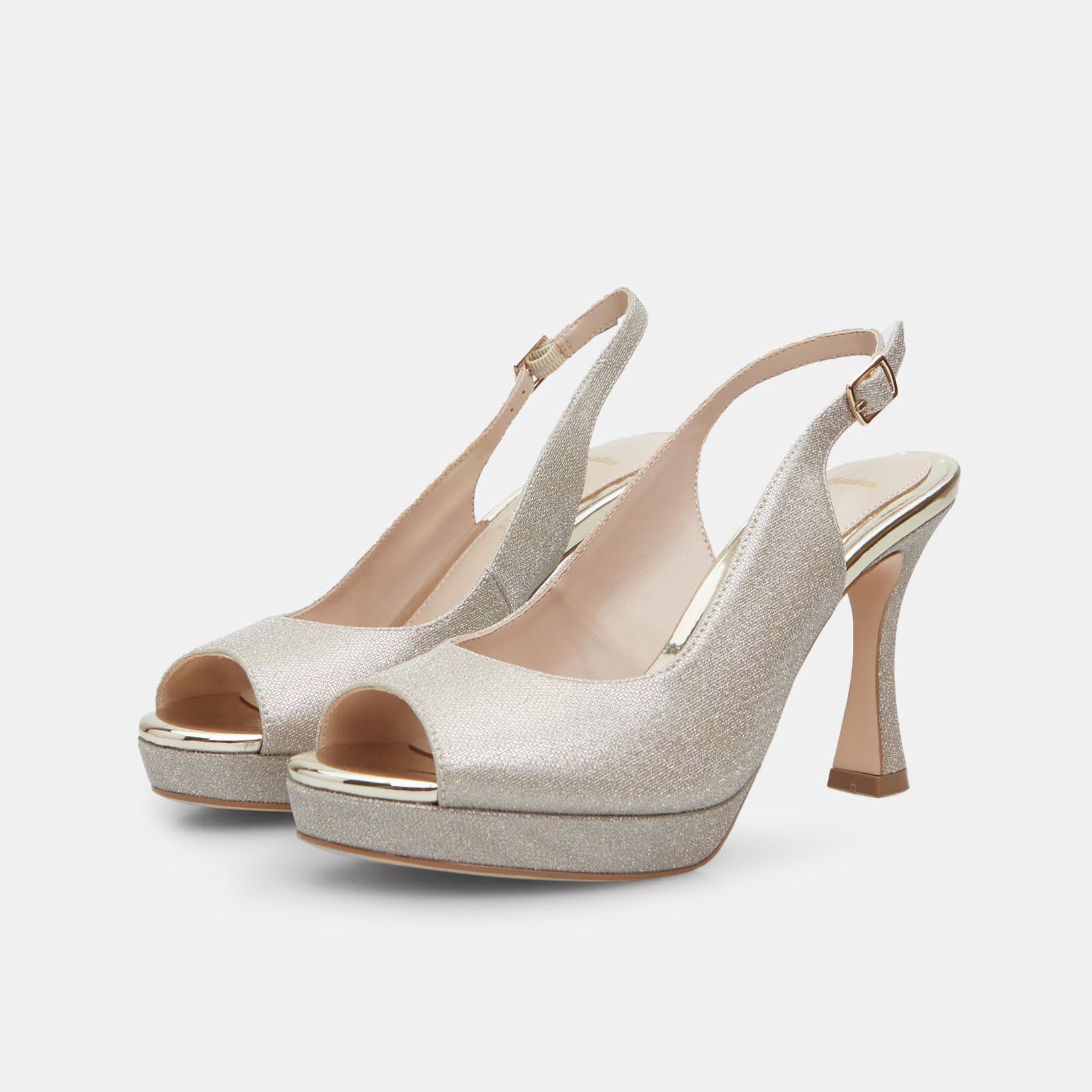 Bata Slingback bout ouvert talon 9 cm