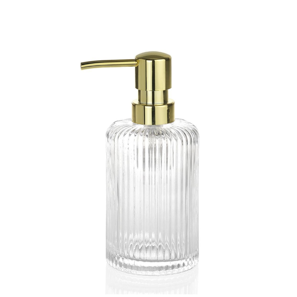 Andrea House distributeur savon verre doré classique