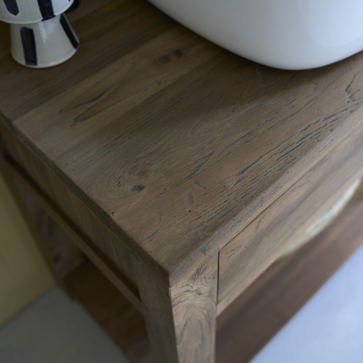 Berah Getah AUSTIN meuble vasque teck recyclé 90 cm