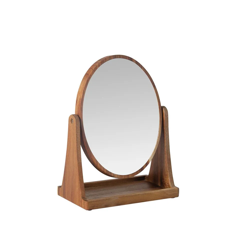 Andrea House miroir coffret bijoux bois sur pied