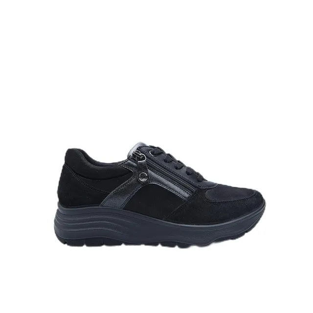 Bata Chaussures à lacets derbies femme daim zip confortable