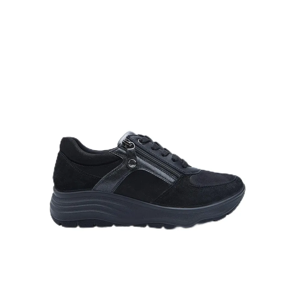 Bata Chaussures à lacets derbies femme daim zip confortable