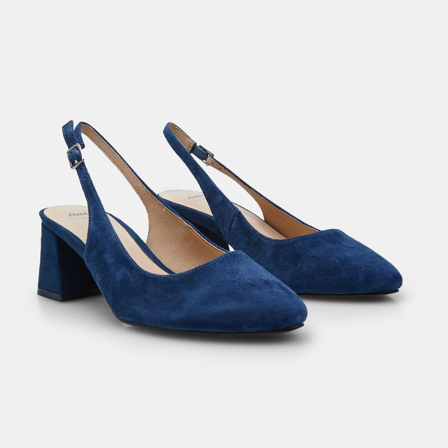 Bata Chaussures à talons slingback femme daim 38