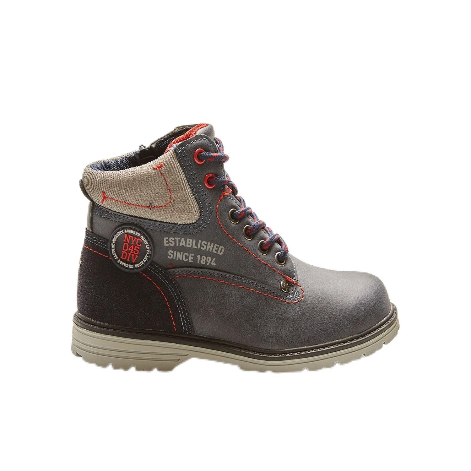 Bata Bottines garçon effet cuir montantes