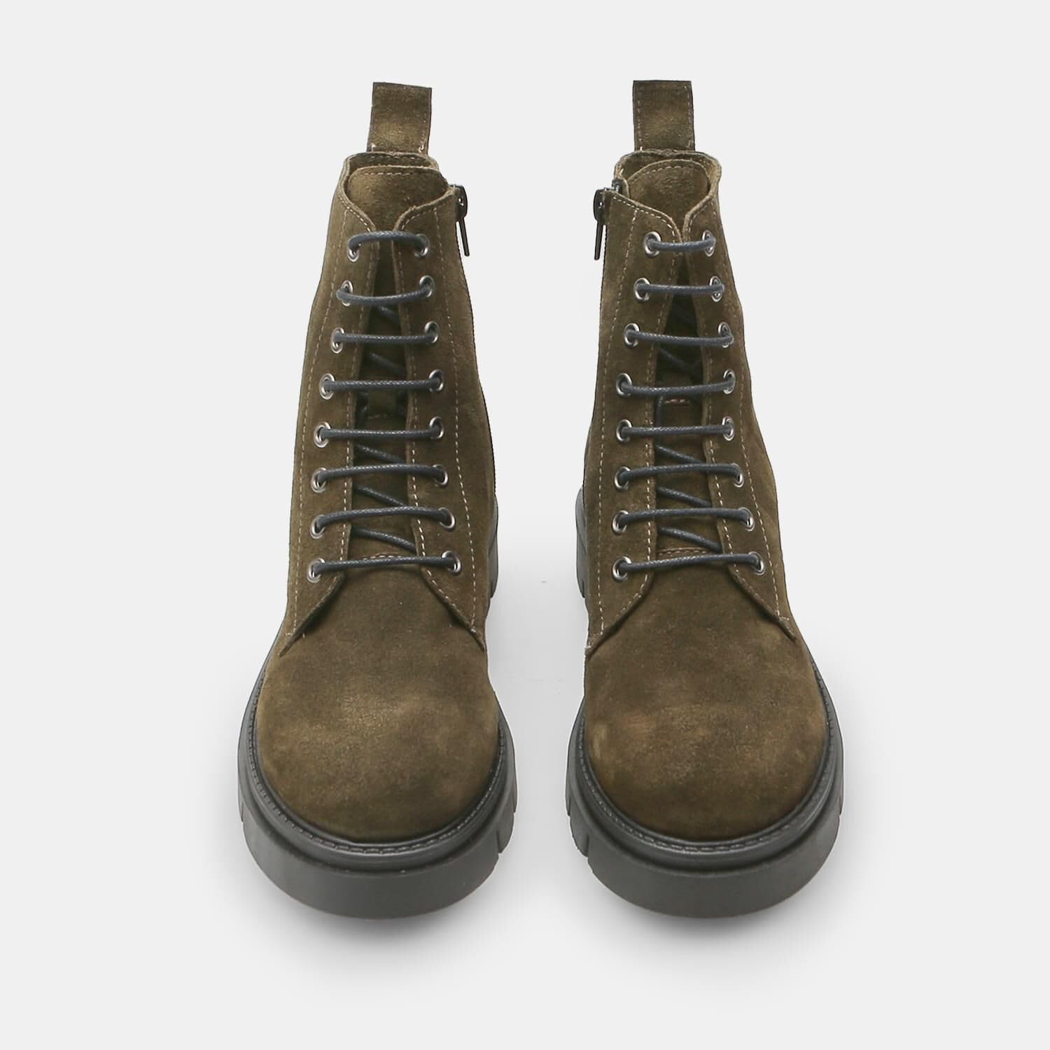 Bata bottes daim femme combat 36 EU zip lacets