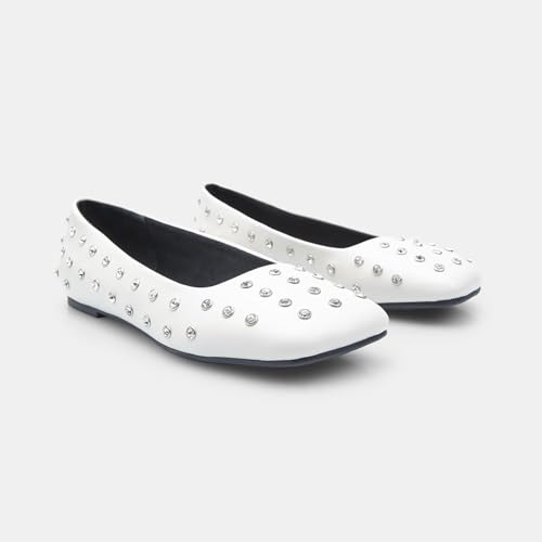 Bata Ballerines Red Label strass femme blanc Bianco 36 EU