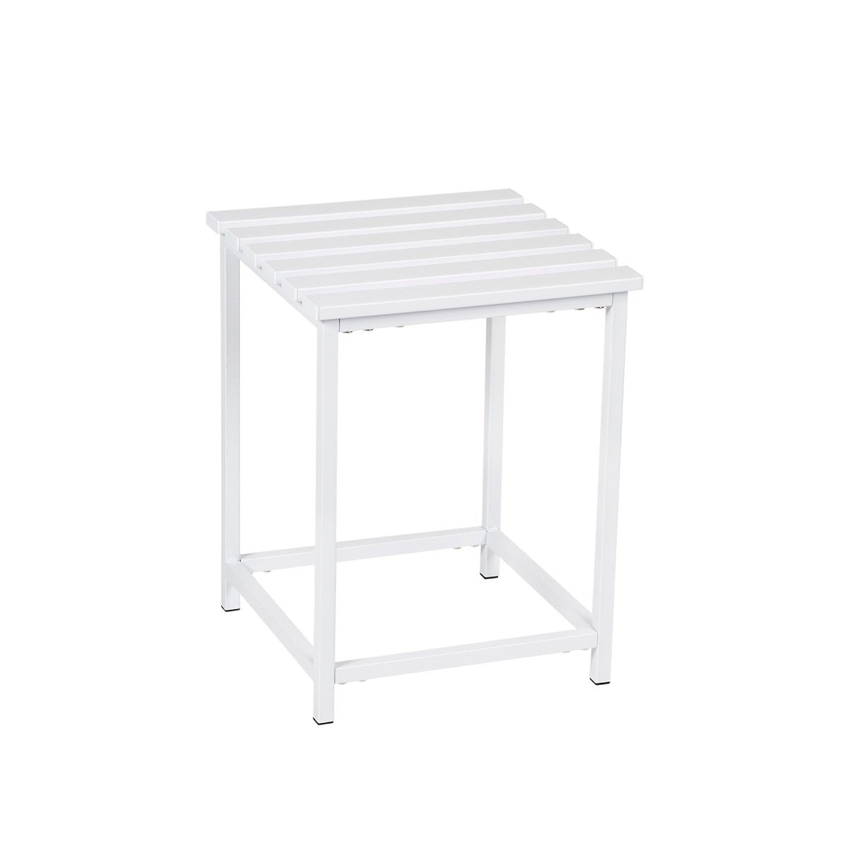 Andrea House tabouret salle de bain métal blanc moderne