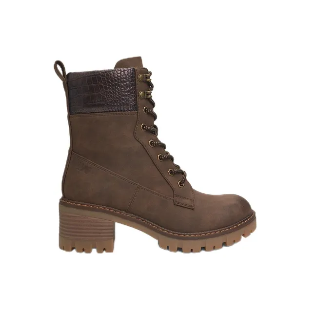 Bata Weinbrenner bottines femme cuir marron talon moyen