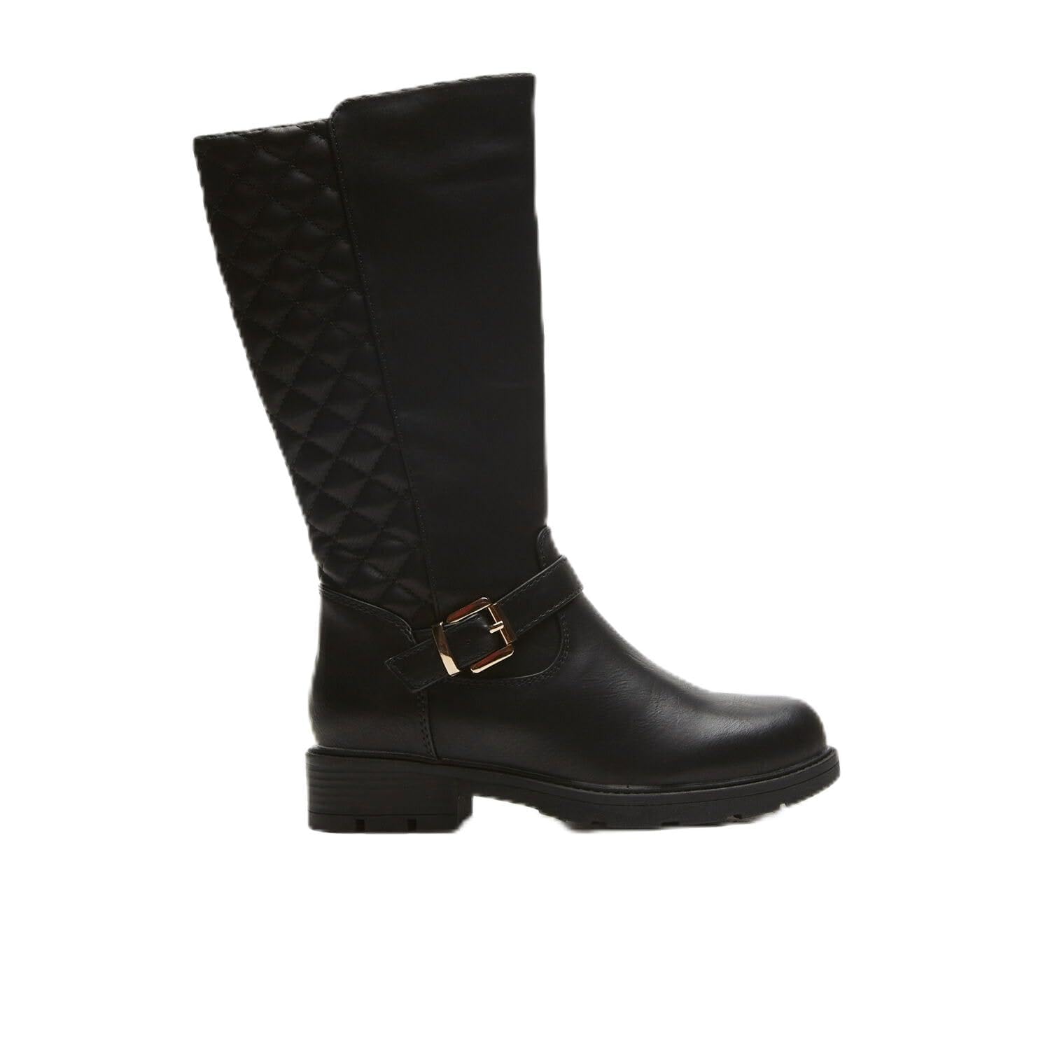 Bata Bottes femme matelassées à boucle - bottes plates
