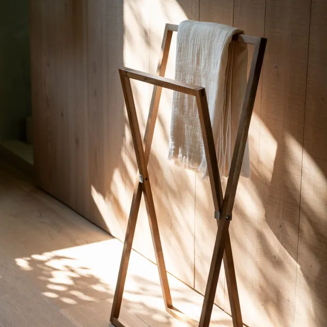 Andrea House Baño porte-serviettes bois acacia pliant
