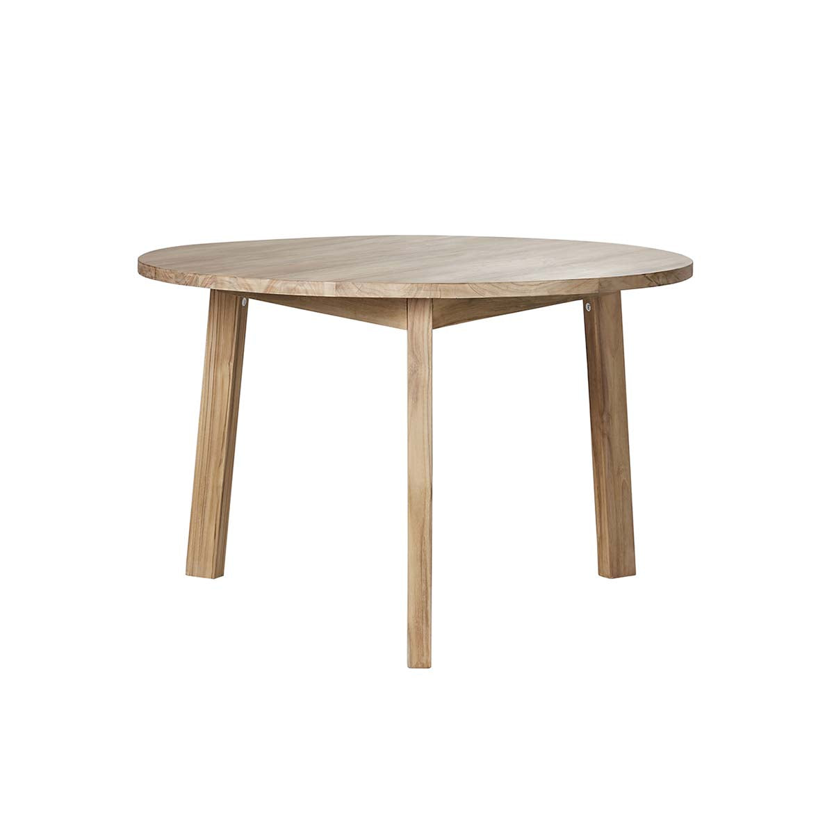 Berah Getah Aldo table à manger ronde teck 4 pers.