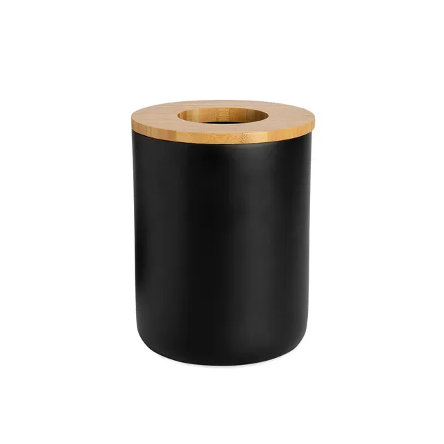 Andrea House corbeille salle de bain bambou noir nordique