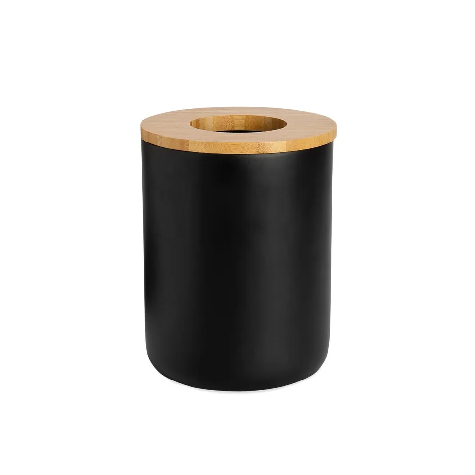 Andrea House corbeille salle de bain bambou noir nordique