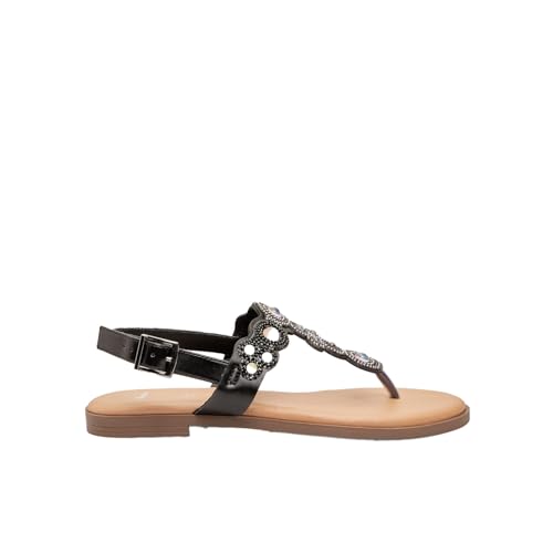 Bata Sandales Femme Bijoux plates élégantes