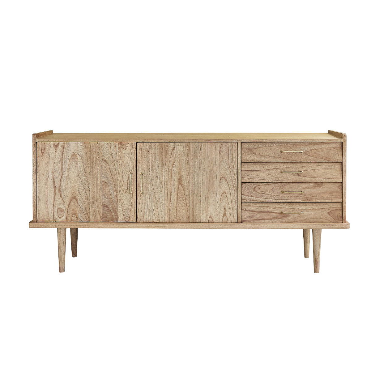 Berah Getah Suzanne commode mindi 175cm 2 portes 4 tiroirs