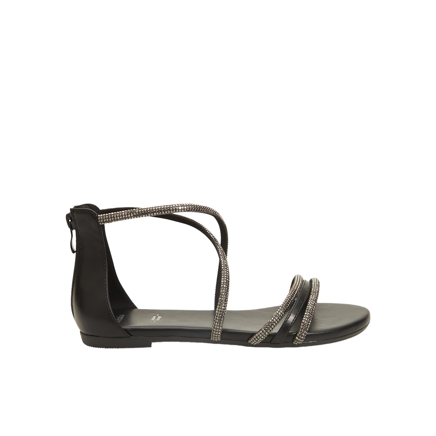 Bata Sandales sandales plates femme strass confort