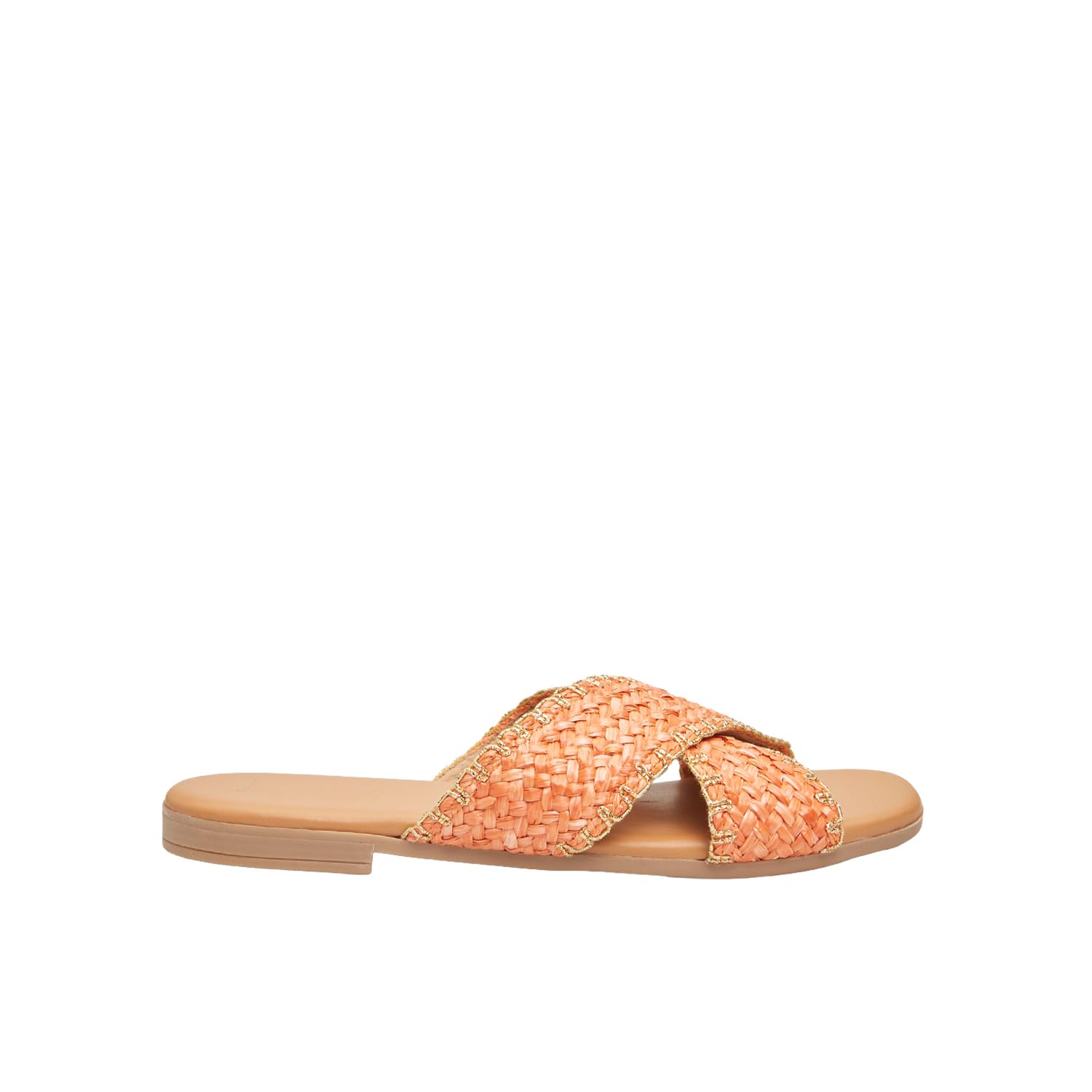 Bata Sandales Mules Femme Beige 36 EU Raphia