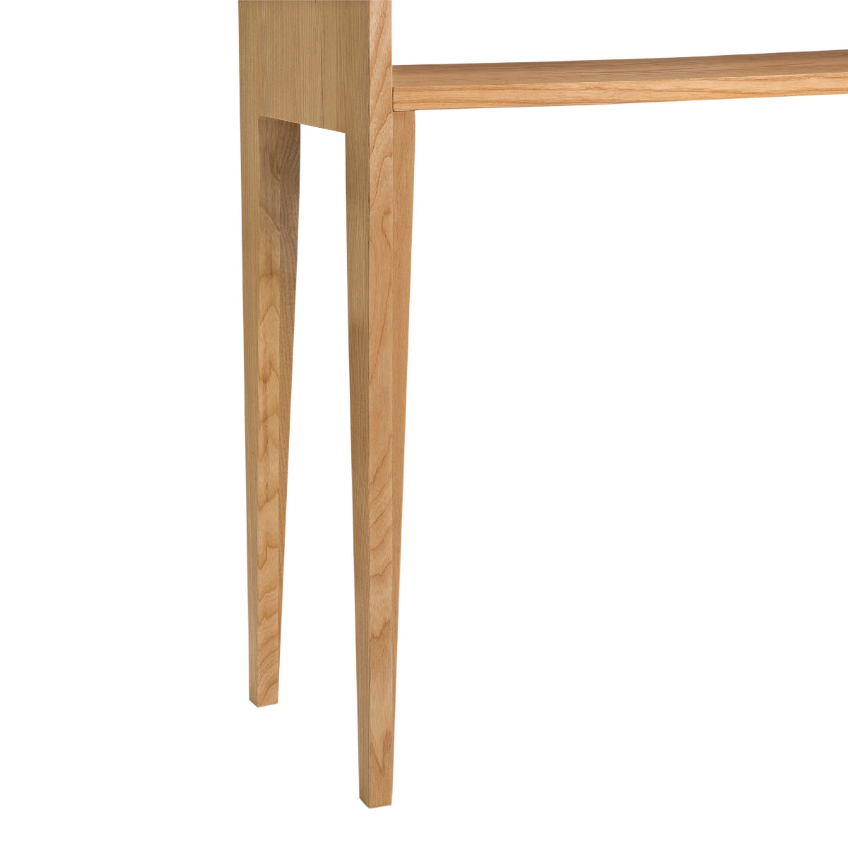 Andrea House 100 cm console frêne et verre