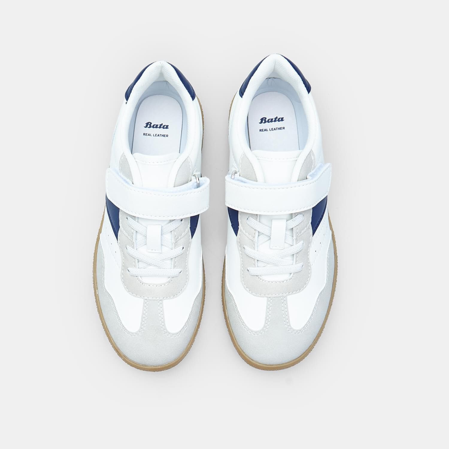 Bata sneakers enfant chaussures sport blanc bleu 34 EU