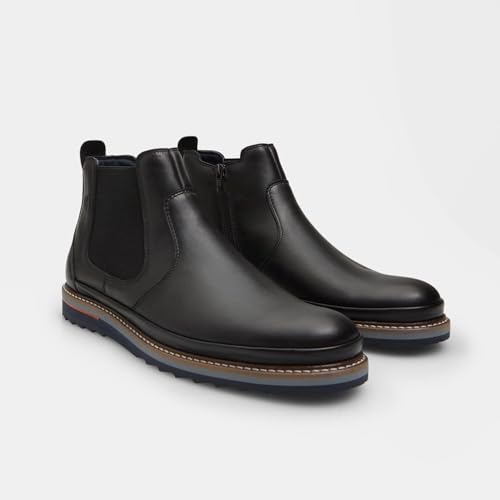 Bata Bottes Boots Homme Cuir 41 EU Zip Confort