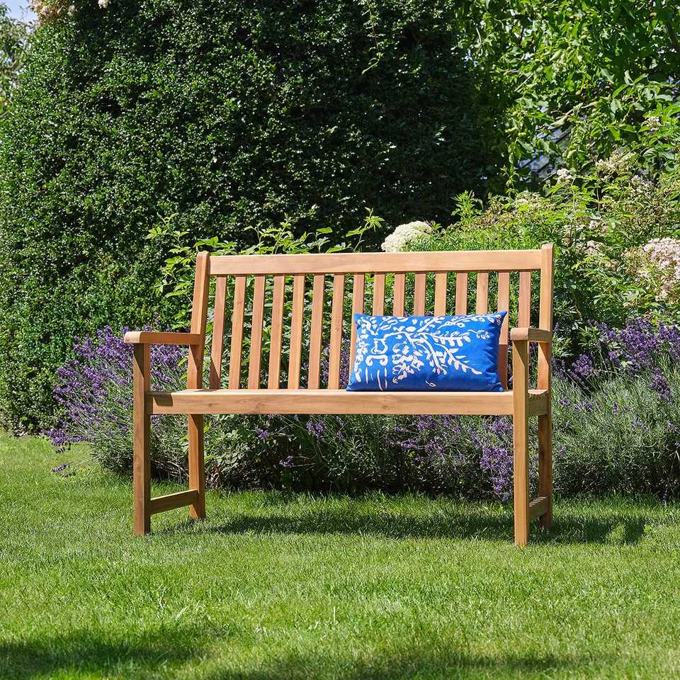 Berah Getah MILOS banc jardin acacia 120 cm 2 places