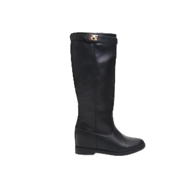 Bata Bottes Femme à Boucle Bottes Compensée Intérieure