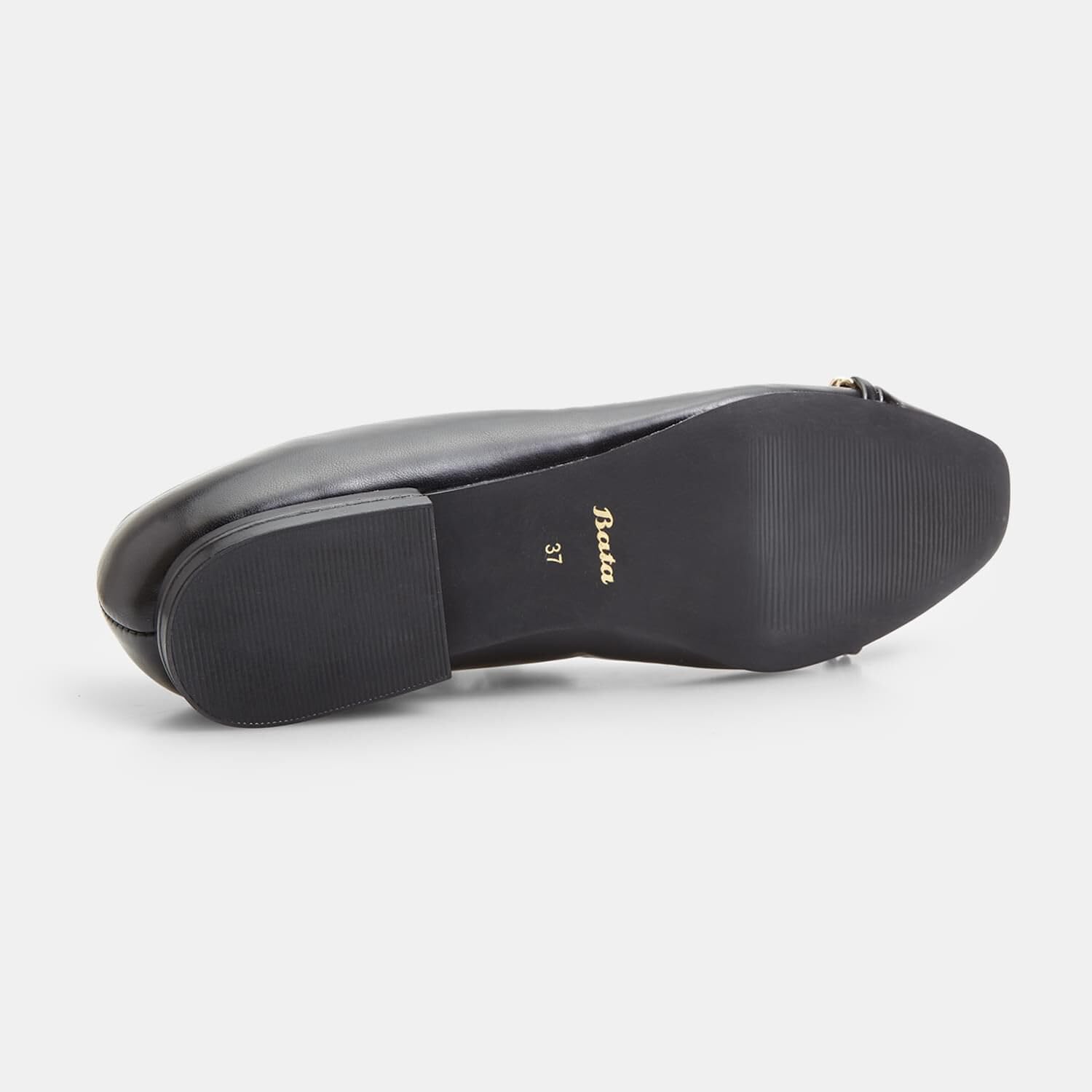 Bata Ballerines Femme Chaîne Noires Confort Antidérapant