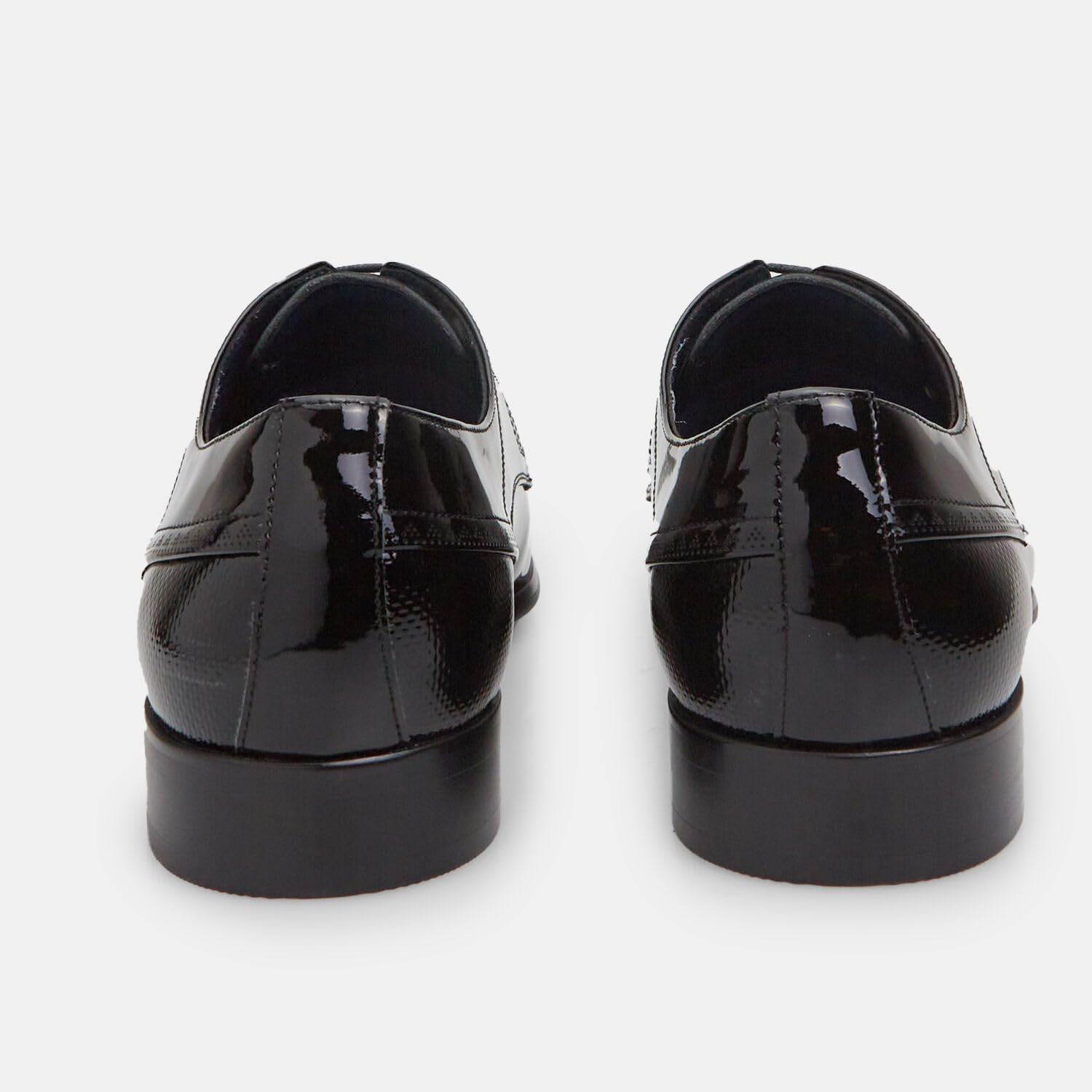 Bata Derby cuir brillant homme chaussures à lacets