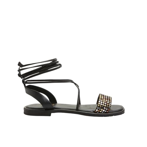 Bata Sandales Cuir Femme Plates Été Ville