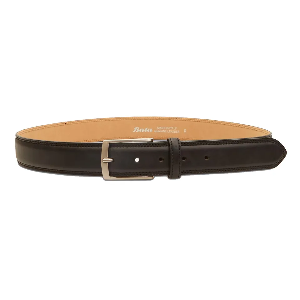 Bata Ceintures ceinture homme cuir noir classique