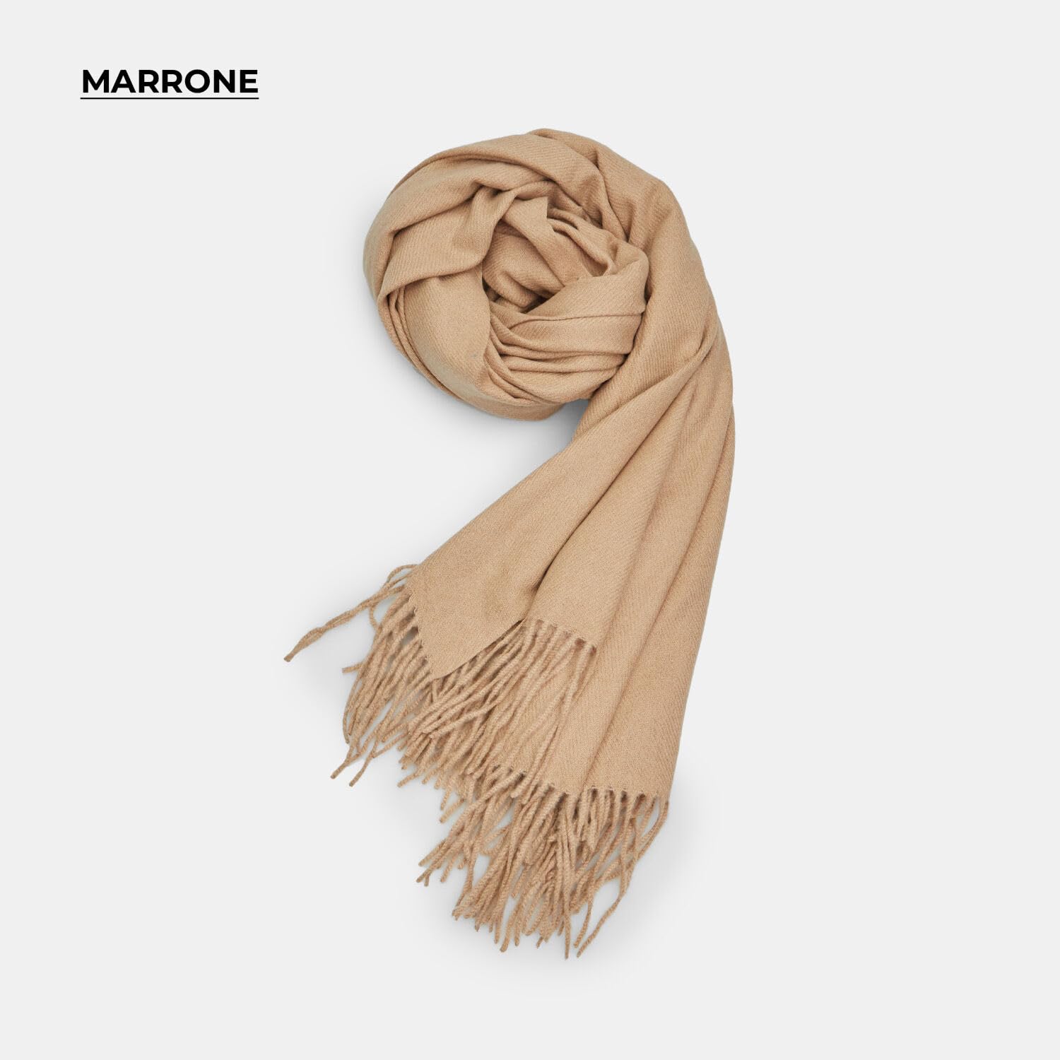 Bata écharpe unisexe franges tissu doux léger