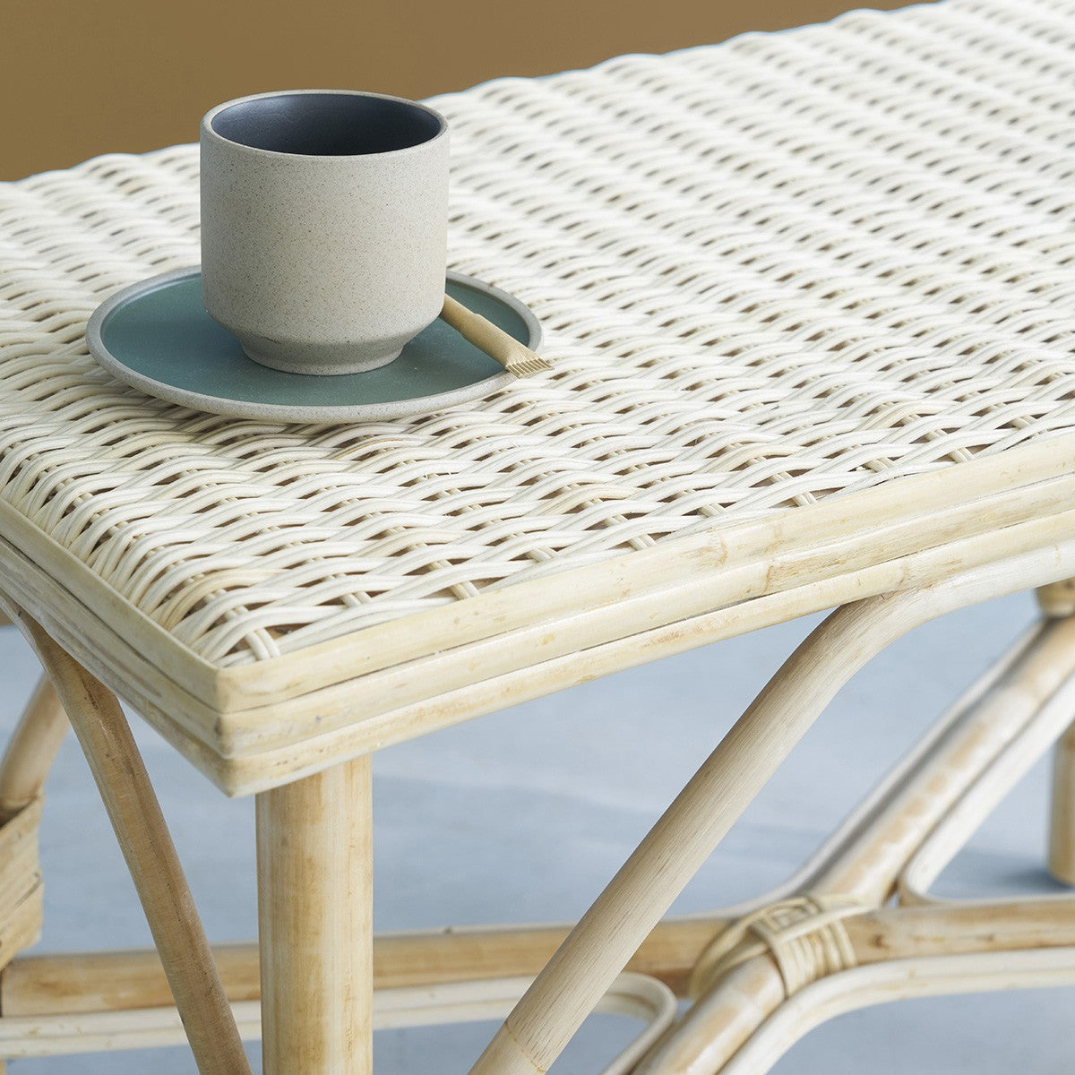 Berah Getah Albane table basse rotin naturel