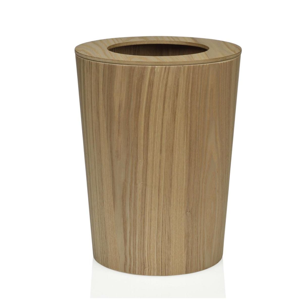 Andrea House poubelle bureau bois beige salle de bain
