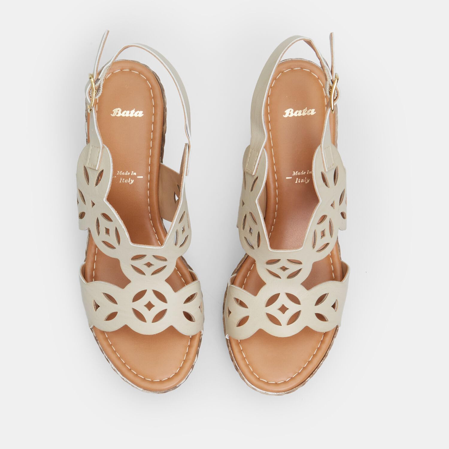 Bata Sandales femme compensée 8 cm confort
