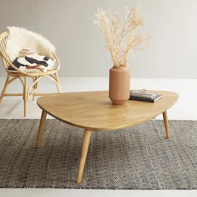 Berah Getah Salon ODDA table basse mindi 120 cm