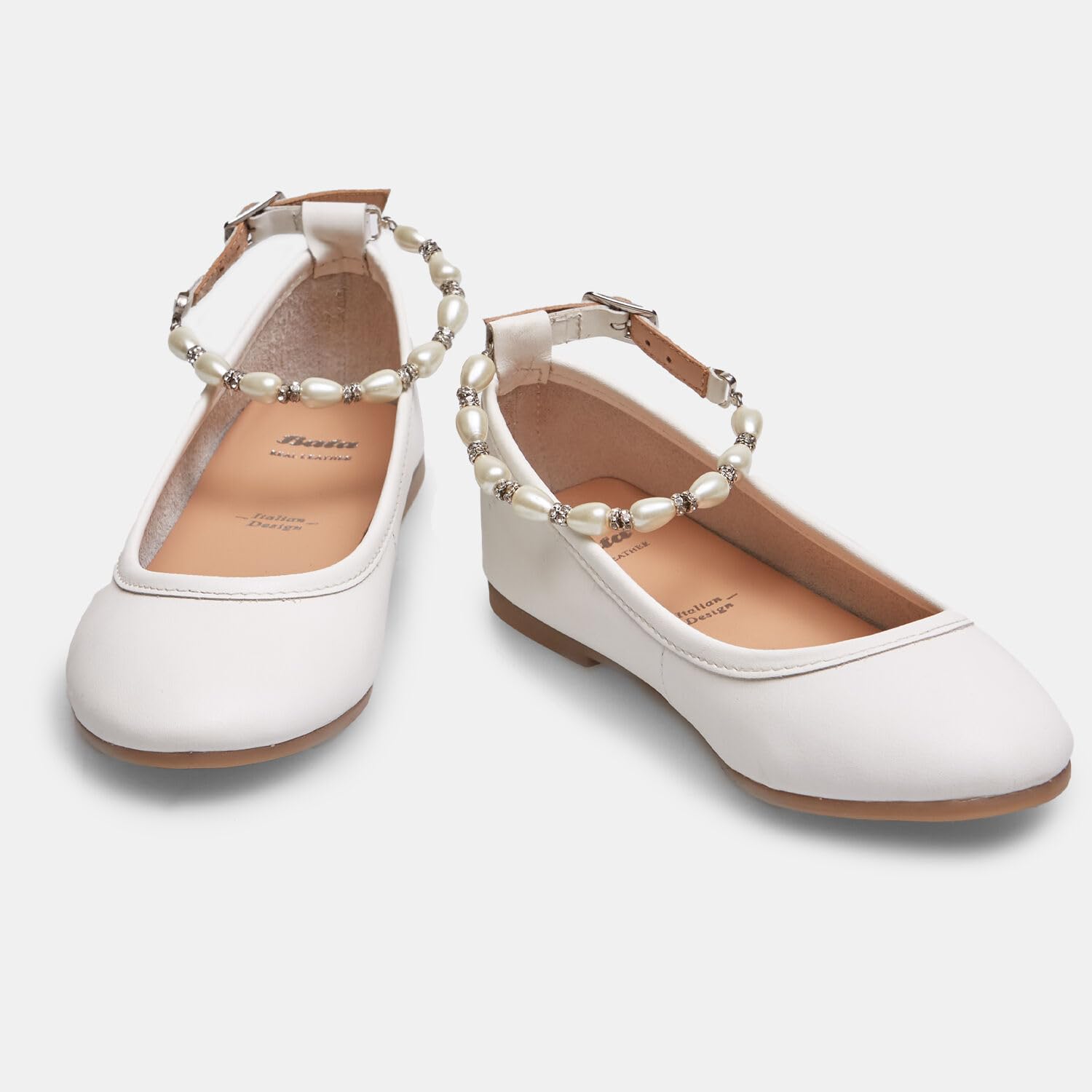 Bata Ballerines bride fille cuir 37 EU