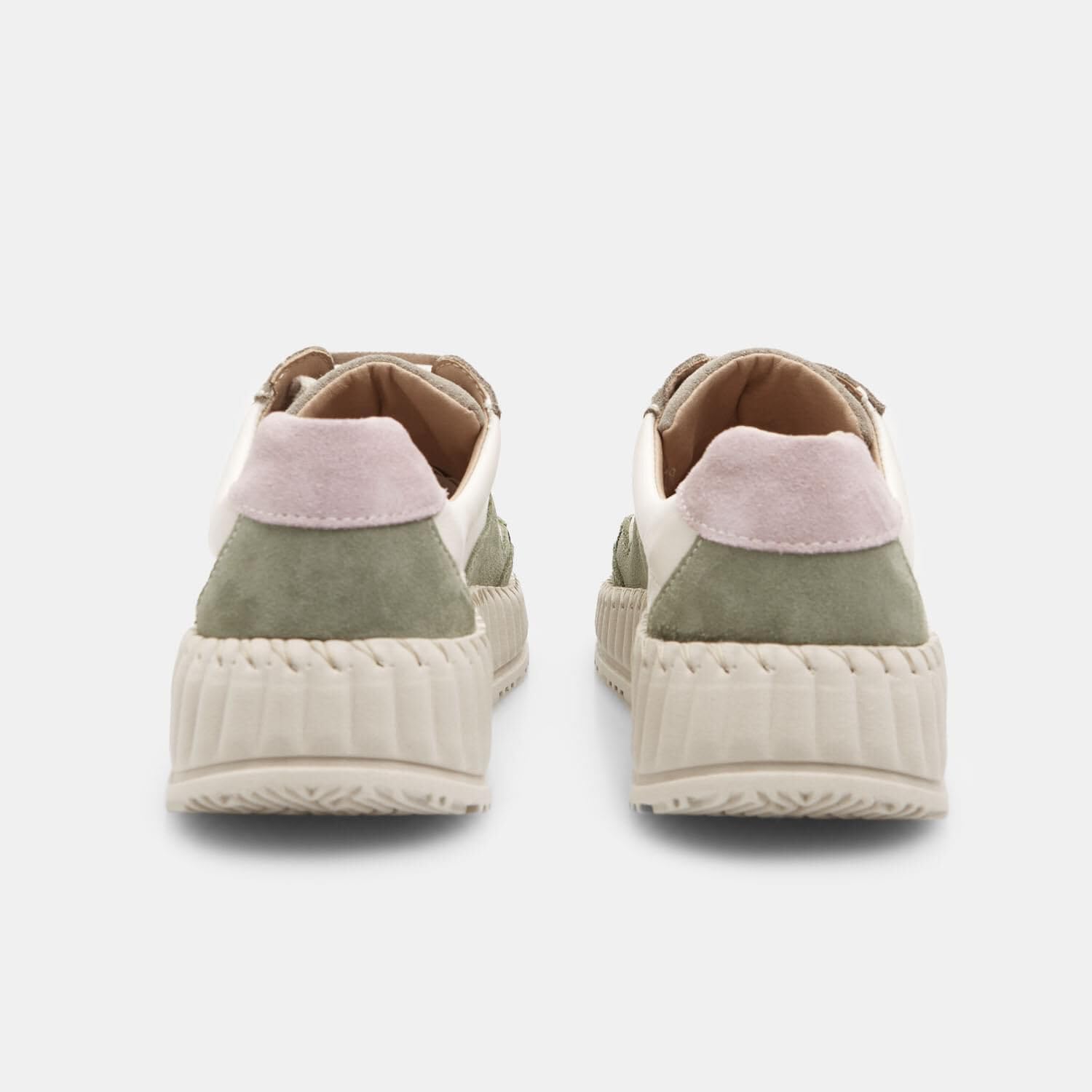 Bata Sneakers Femme Cuir et Daim Blanc 38