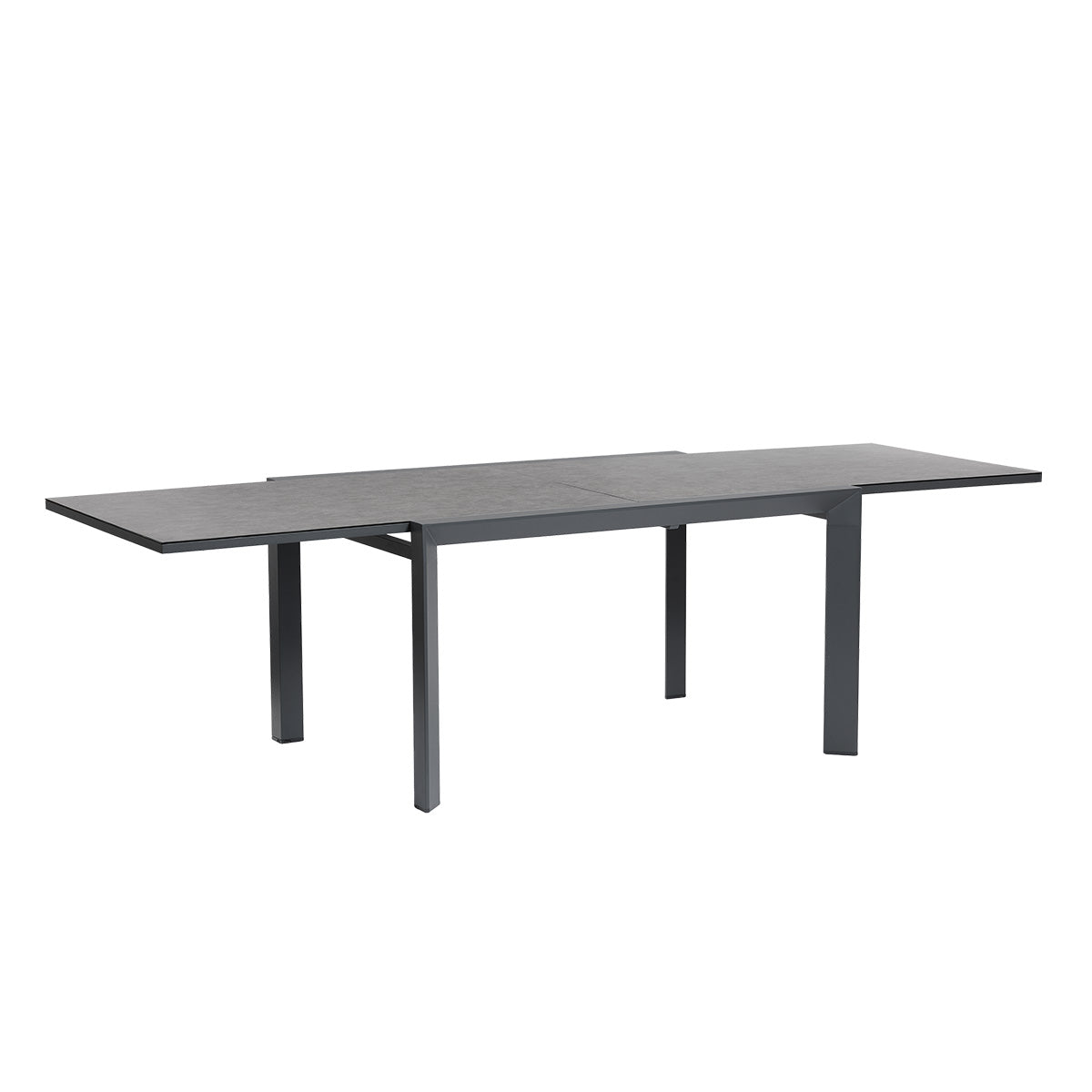Berah Getah LAGON table jardin extensible gris 135-270 cm