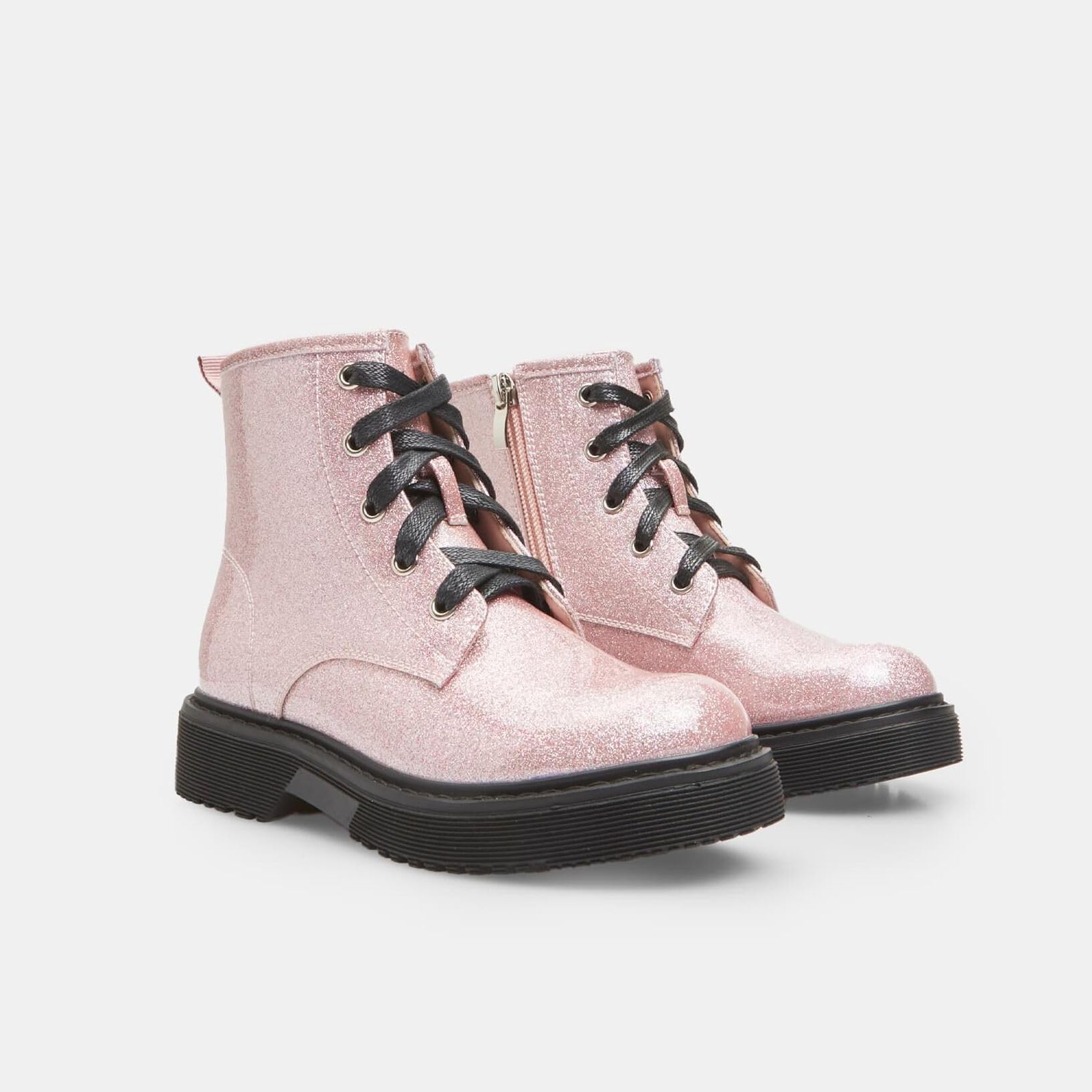 Bata bottines fille lurex paillettes zip TPR