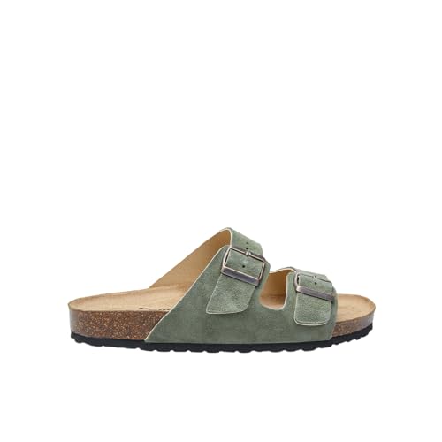 Bata Mules suède femme marron sandales plates