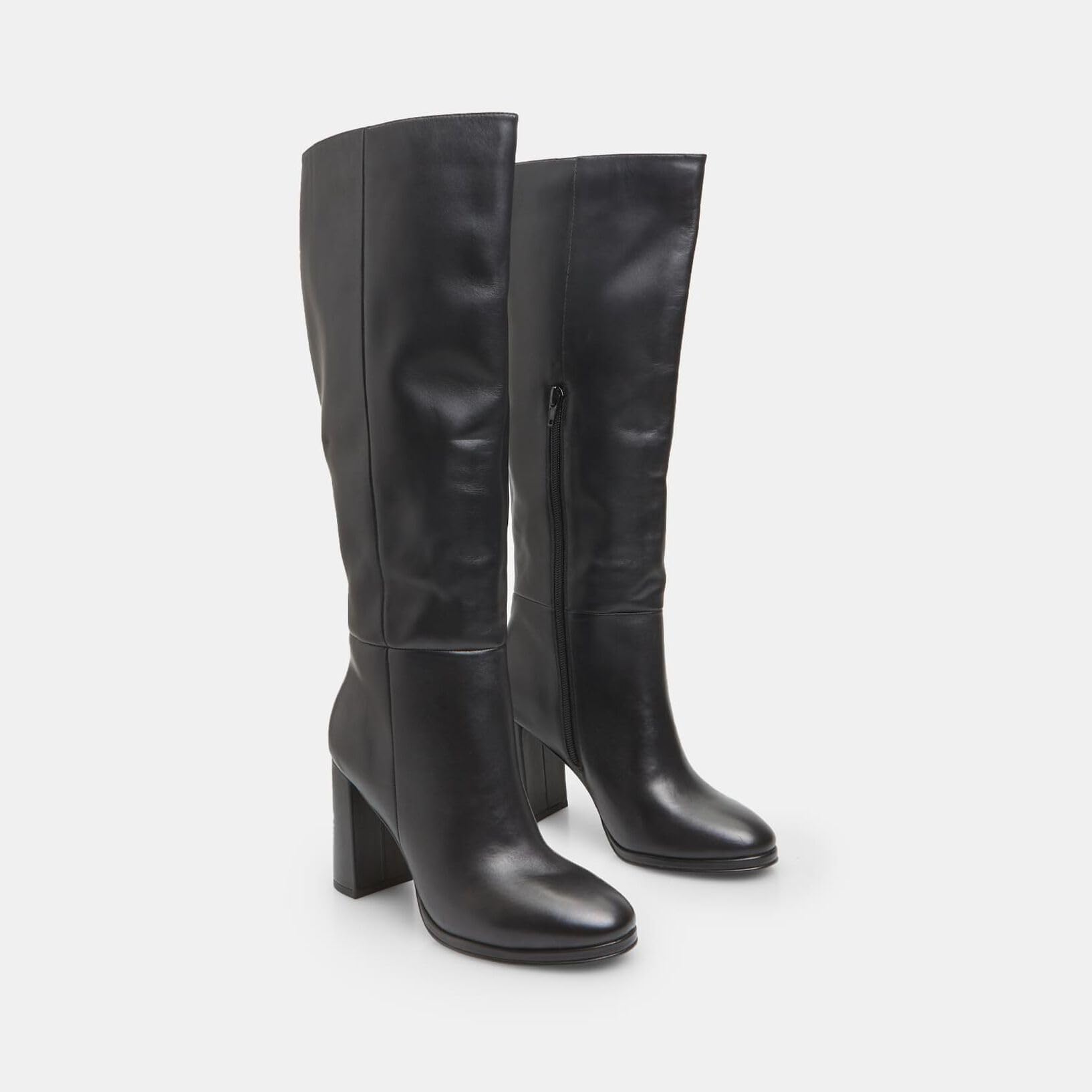 Bata Bottes Femme Cuir Talon Plateforme Zip