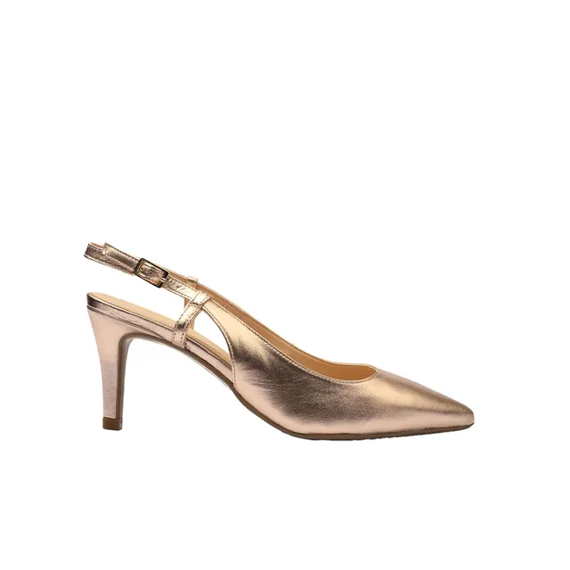 Bata Slingback cuir femme talon 9 cm