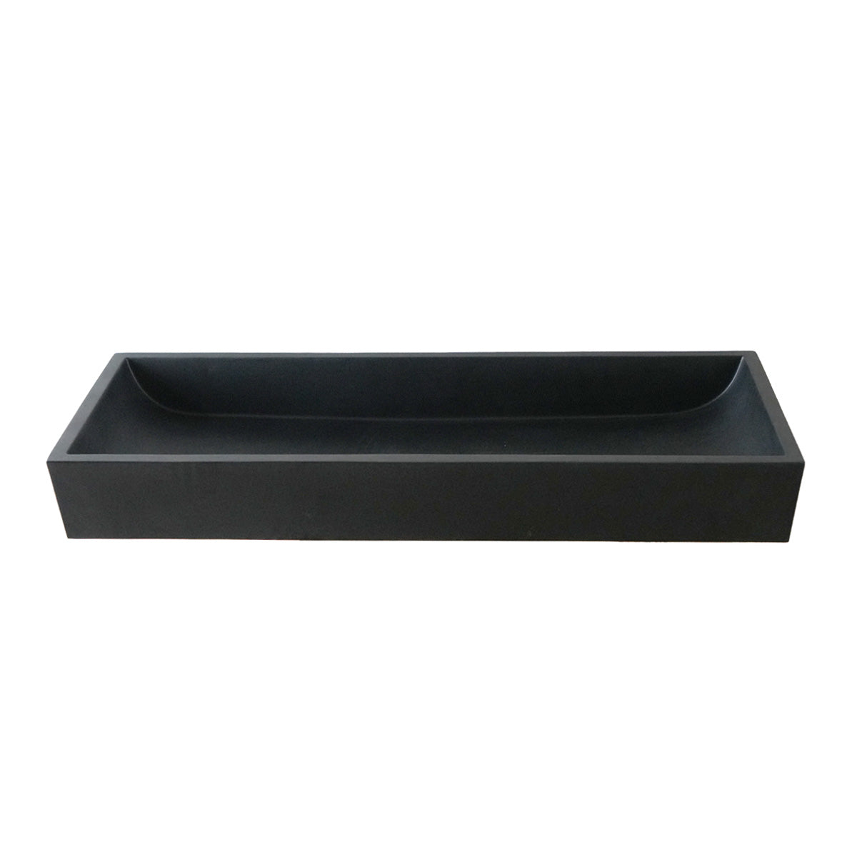 Berah Getah Olia vasque béton 100 cm noire
