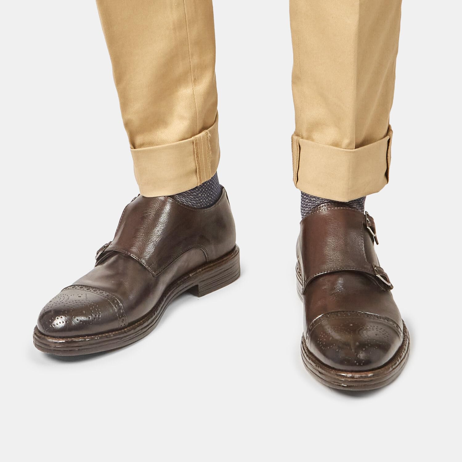 Bata Mocassins homme cuir à boucles